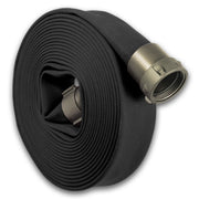 Black 3" Double Jacket Fire Hose NH (NST) Aluminum:50 Feet / 2-1/2" NH (NST) - Most Common:The Fire Hose Store