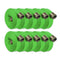 Green 1-1/2" Double Jacket Fire Hose NH (NST) Aluminum:500 Feet (QTY 10 Pack x 50 Feet):The Fire Hose Store