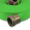 Green 2-1/2" Single Jacket Fire Hose (NPSH) Aluminum:The Fire Hose Store