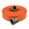 Orange 2-1/2" Single Jacket Discharge Hose NH (NST) Aluminum:The Fire Hose Store