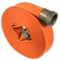 Orange 2-1/2" Single Jacket Fire Hose (NPSH) Aluminum:The Fire Hose Store