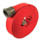 Red 1-1/2" Double Jacket Discharge Hose (NPSH) Aluminum:The Fire Hose Store