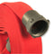 Red 1-1/2" Double Jacket Fire Hose NH (NST) Aluminum:The Fire Hose Store