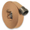 Tan 1-1/2" Double Jacket Fire Hose NH (NST) Aluminum:50 Feet:The Fire Hose Store