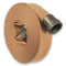 Tan 1-1/2" Single Jacket Fire Hose NH (NST) Aluminum:50 Feet:The Fire Hose Store