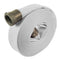 White 1-1/2" Double Jacket Discharge Hose (NPSH) Aluminum:The Fire Hose Store