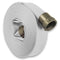 White 1-1/2" Single Jacket Fire Hose NH (NST) Aluminum:50 Feet:The Fire Hose Store