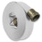 White 1-1/2" Single Jacket Fire Hose (NPSH) Aluminum:50 Feet:The Fire Hose Store