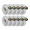 White 3" Single Jacket Fire Hose (NPSH) Aluminum:500 Feet (QTY 10 Pack x 50 Feet) / 2-1/2" NPSH:The Fire Hose Store