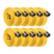 Yellow 1" Single Jacket Fire Hose NH (NST) Aluminum:500 Feet (QTY 10 Pack x 50 Feet):The Fire Hose Store